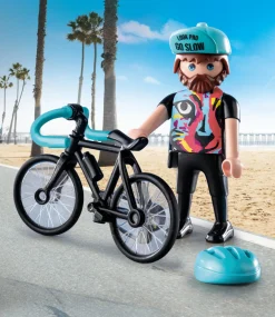Playmobil 71478 special plus  ciclista su strada per bambini dai 4 anni> Mondi Immaginari
