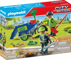 Playmobil 71434 squadra di pulizia per bambini dai 4 anni> Mondi Immaginari
