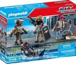 Playmobil 71146 unita’ speciale – set 4 personaggi per bambini dai 5 anni> Mondi Immaginari
