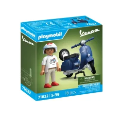 Playmobil 71622 vespa 150 sprint veloce blu – ideale per bambini dai 4 anni> Mondi Immaginari