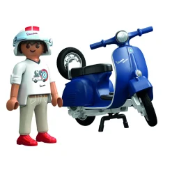 Playmobil 71622 vespa 150 sprint veloce blu – ideale per bambini dai 4 anni><noscript><img width=