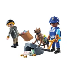 Playmobil action heroes 71731 unità cinofila e ladro – 4+ anni><noscript><img width=