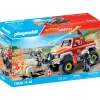 Playmobil action heroes 71824 – pick-up dei pompieri per bambini dai 4 anni> Mondi Immaginari
