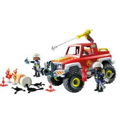 Playmobil action heroes 71824 – pick-up dei pompieri per bambini dai 4 anni><noscript><img width=