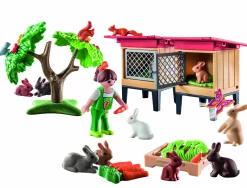 Playmobil country 71252 recinto dei conigli per bambini dai 4 anni in su><noscript><img width=