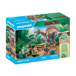 Playmobil dinos 71820 l’attacco dello spinosauro – 4+ anni> Mondi Immaginari