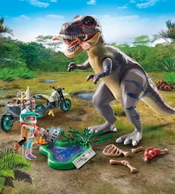 Playmobil dinos 71524 sulle tracce del t-rex per bambini dai 4 anni> Mondi Immaginari