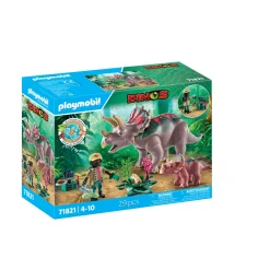 Playmobil dinos 71821 triceratopo e cucciolo – 4+ anni> Mondi Immaginari