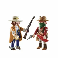 Playmobil duo pack 71508 bandito e sceriffo per bambini dai 4 anni> Mondi Immaginari