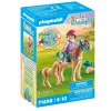 Playmobil horse of waterfall 71498 bambina con pony e puledro per bambini dai 4 anni> Mondi Immaginari