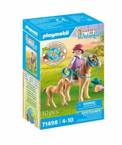 Playmobil horse of waterfall 71498 bambina con pony e puledro per bambini dai 4 anni> Mondi Immaginari
