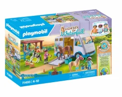 Playmobil horse of waterfall 71493  trasporto cavalli e stalla per bambini dai 4 anni> Mondi Immaginari