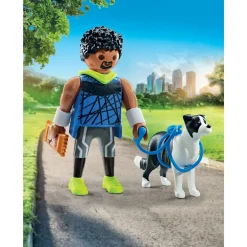 Playmobil my life 71740 border collie con personaggio – 4+ anni> Mondi Immaginari