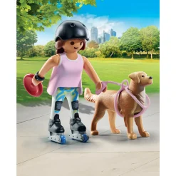 Playmobil my life 71739 golden retriever con personaggio – 4+ anni> Mondi Immaginari
