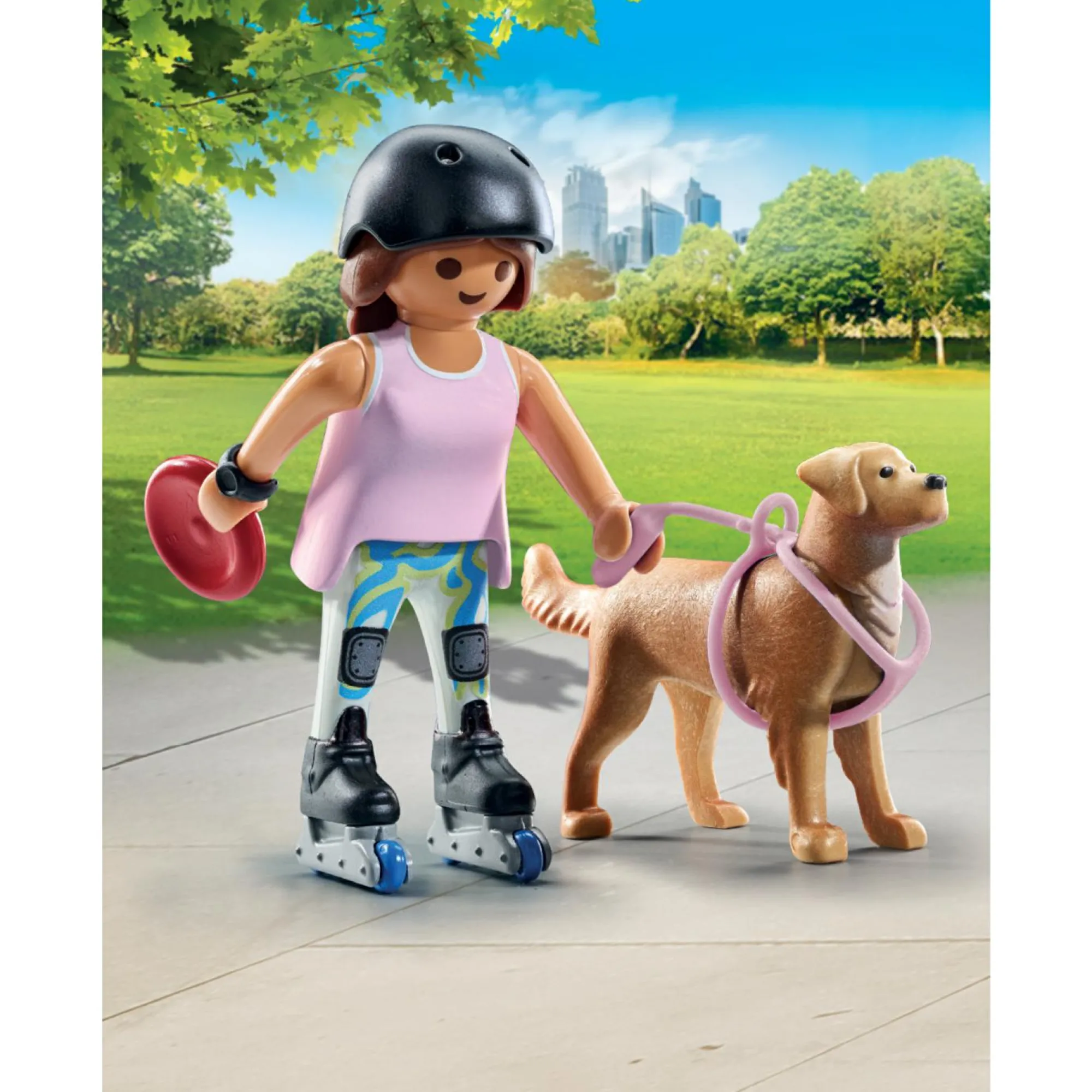 Playmobil my life 71739 golden retriever con personaggio – 4+ anni> Mondi Immaginari