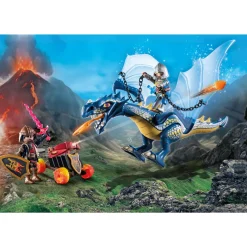 Playmobil novelmore combattimento con drago – giocattolo per bambini dai 4 anni> Mondi Immaginari