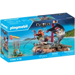 Playmobil pirates 71794 zattera dei pirati – 4+ anni> Mondi Immaginari