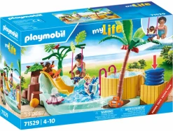 Playmobil promo pack 71529 piscina con vasca idromassaggio per bambini dai 4 anni> Mondi Immaginari