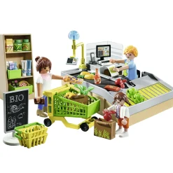 Playmobil promo pack 71648 supermercato bio per bambini dai 4 anni><noscript><img width=