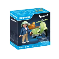 Playmobil vespa 1969 verde chiaro – scooter retro per bambini di 4 anni in su> Mondi Immaginari