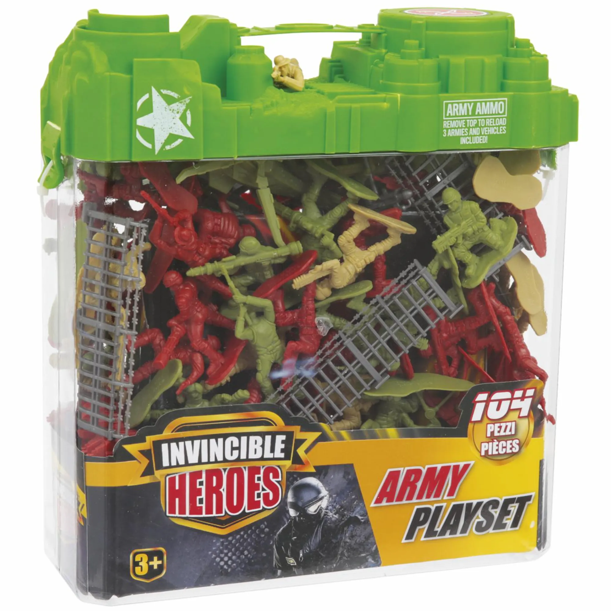 INVINCIBLE HEROES Playset esercito> Action Figures