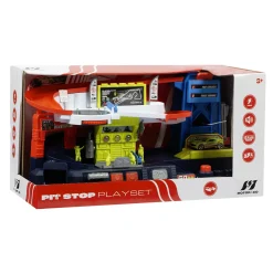 MOTOR & CO. Playset formula 1 con piste e montacarichi – pit stop funzionale per macchinine – motor&co><noscript><img width=