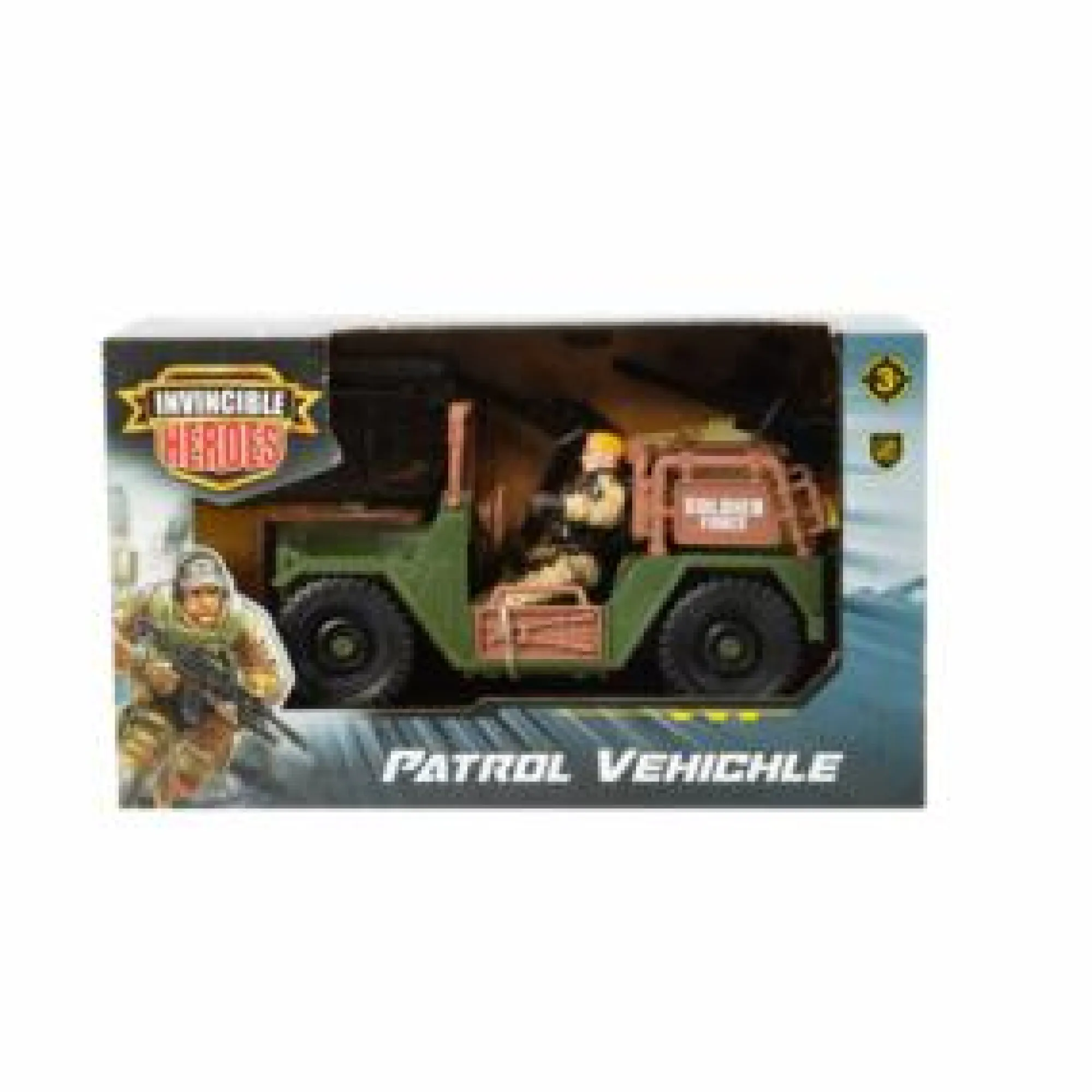 INVINCIBLE HEROES Playset militare patrol> Action Figures