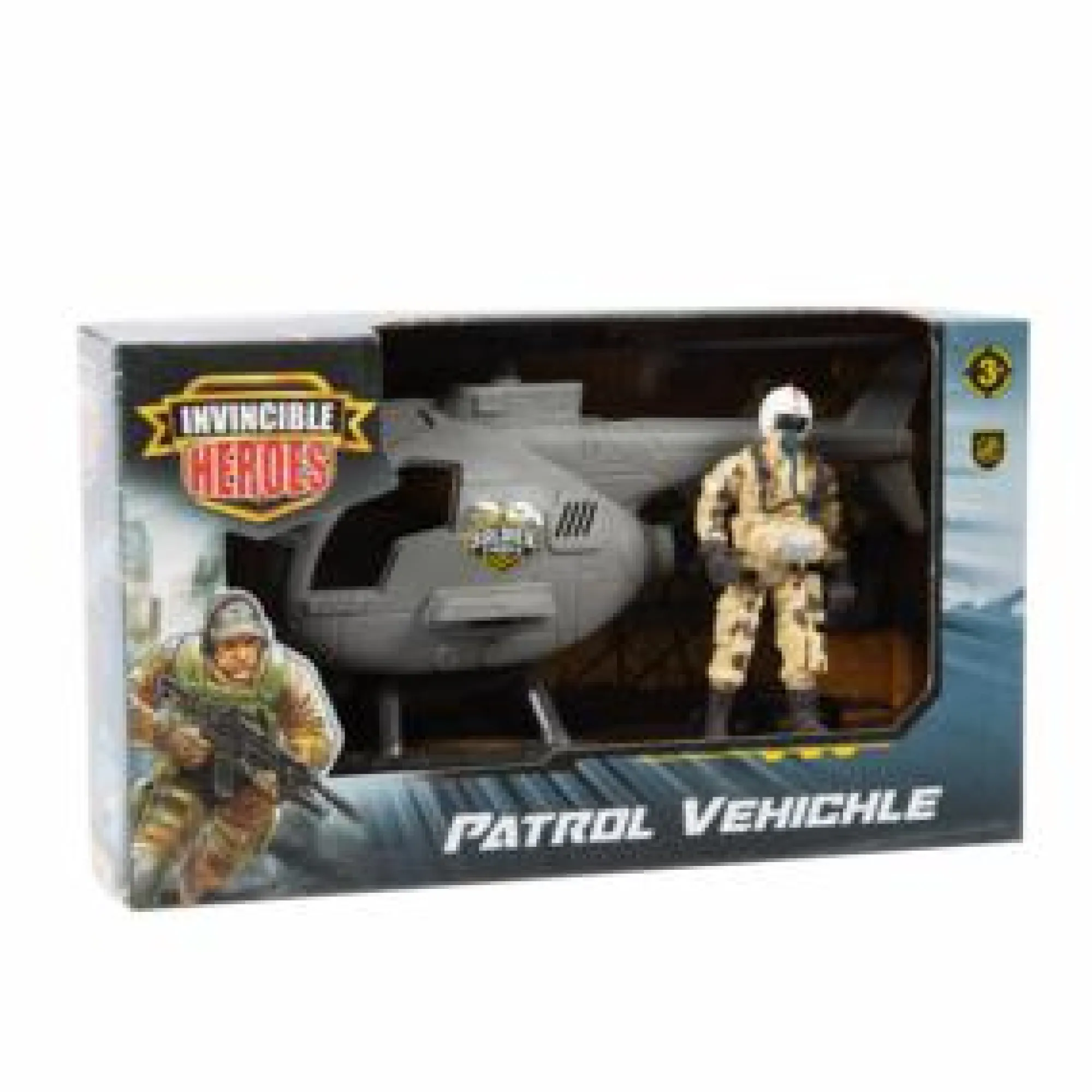 INVINCIBLE HEROES Playset militare patrol> Action Figures