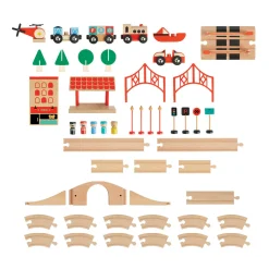 FAO Schwarz Playset trenino con pista e città><noscript><img width=