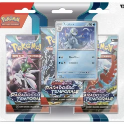 POKEMON scarlatto e violetto paradosso temporale-3 pack blister> Giochi Da Tavolo Per Adulti E Carte Collezionabili|Giochi Di Carte