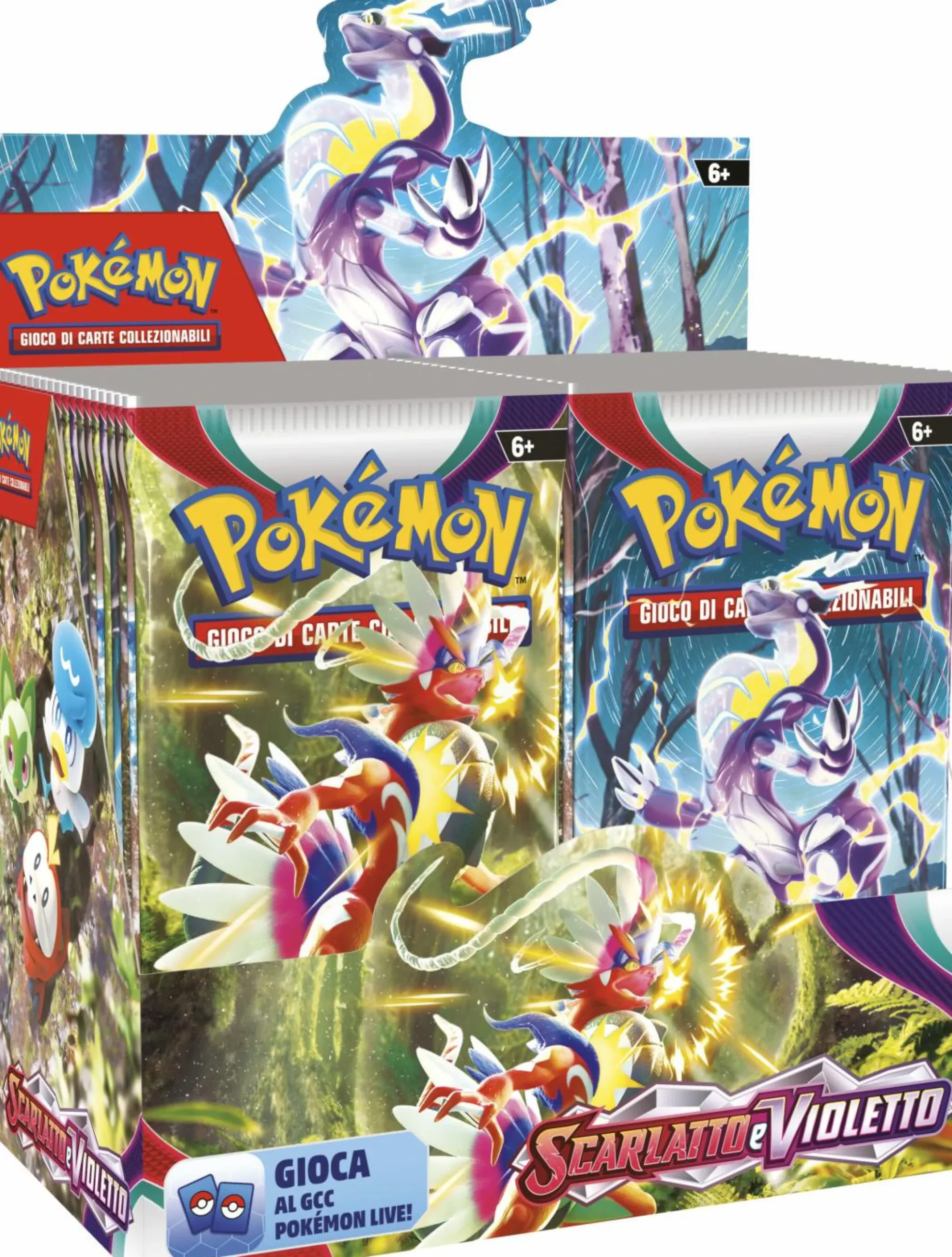 POKEMON scarlatto e violetto busta 10 carte> Giochi Di Carte