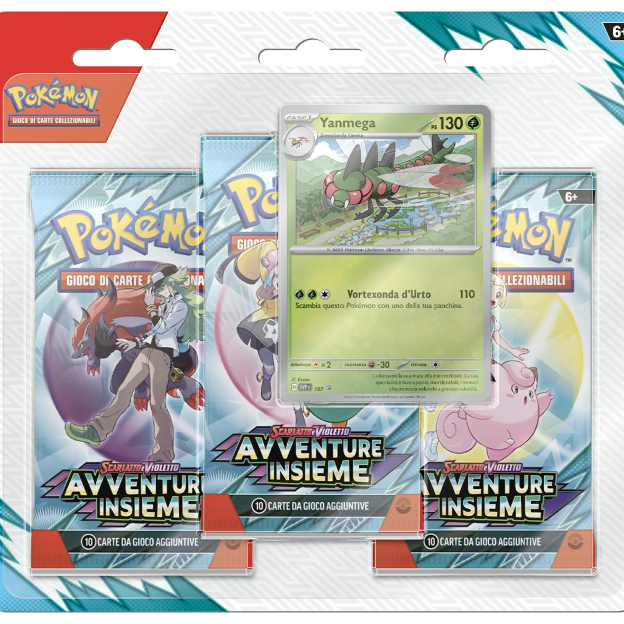 POKEMON Pokémon confezione da tre buste dell’espansione scarlatto e violetto – avventure insieme> Giochi Di Carte