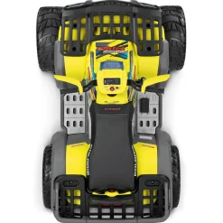 Peg Perego Polaris sportsman pro citrus – -  l’emozione di guidare un quad elettrico con prestazioni di alto livello su tutti i terreni. ruote gommate e 2 motori silenziosi con una potenza di ben 840w. 6 anni +.><noscript><img width=