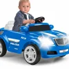 FEBER Polizia di stato twinkle car, auto elettrica polizia di stato con radiocomando e luci; per bambini/e dai 3 anni> Cavalcabili Elettrici