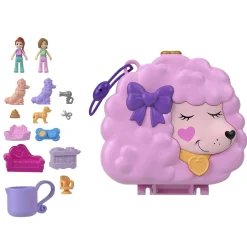 Polly Pocket cofanetto barboncino toeletta glamour> Mini Dolls