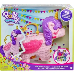 Polly Pocket - unicorno magiche sorprese playset con micro bambole polly e lila e tanti accessori><noscript><img width=
