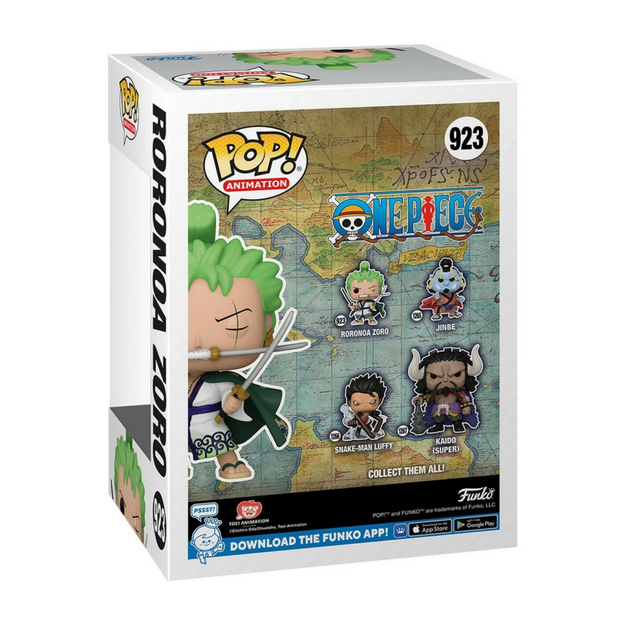 FUNKO POP! Pop animation: one piece- roronoa zoro> Funko Da Collezione|Action Figures