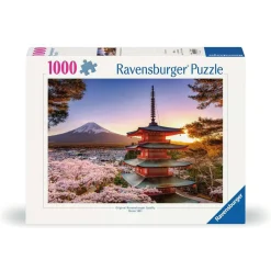 RAVENSBURGER Puzzle 1000 pezzi ciliegi in fiore monte fuji – puzzle per adulti> Puzzle 1000 Pezzi