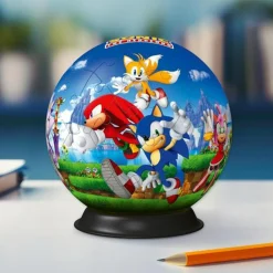 Sonic Puzzle 3d – puzzle-ball the hedgehog – 72 pezzi – diametro 12,9 cm – bambini 6+ anni – ravensburger><noscript><img width=