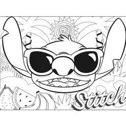 LISCIANI Puzzle df maxi floor 4×48 lilo & stitch – set di 4 puzzle disney da 48 pezzi> Puzzle 3D|Puzzle Per Bambini