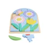 FISHER-PRICE Puzzle di fiori in legno – 37 blocchi sagomati – wood> Puzzle In Legno