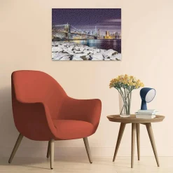 RAVENSBURGER Puzzle 1500 pezzi – inverno a new york, collezione paesaggi per adulti><noscript><img width=