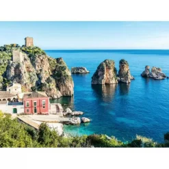 RAVENSBURGER Puzzle 1000 pezzi faraglioni di scopello – puzzle per adulti> Puzzle 1000 Pezzi