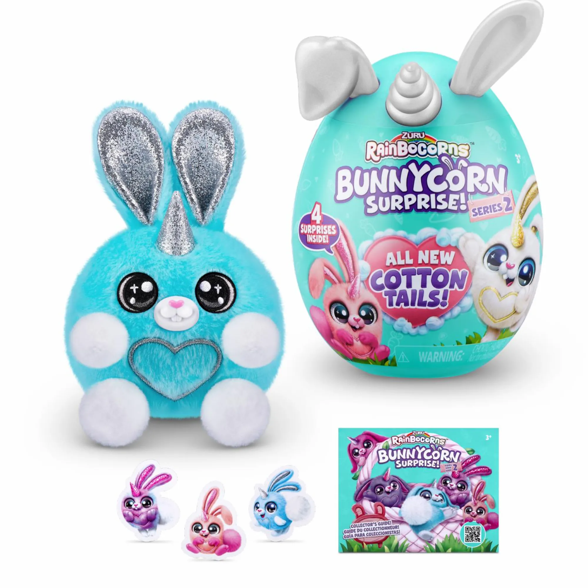 RAINBOCORNS bunnycorn plush mini s2> Peluche Tradizionali