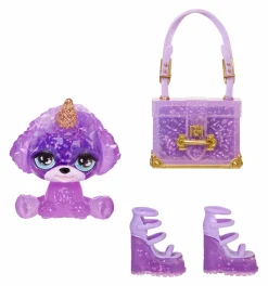 Rainbow High fashion doll con slime & cucciolo – violet (viola) – bambola scintillante da 28 cm con slime, animale magico e accessori alla moda><noscript><img width=