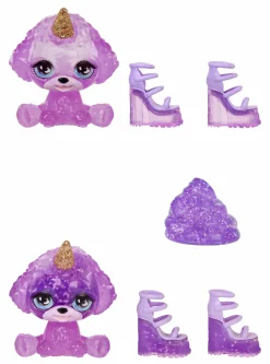 Rainbow High fashion doll con slime & cucciolo – violet (viola) – bambola scintillante da 28 cm con slime, animale magico e accessori alla moda><noscript><img width=