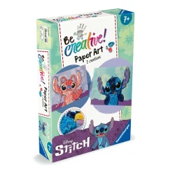 Disney Ravensburger – be creative: paper art stich, bricolage 7+> Kit Artistici E Pittura