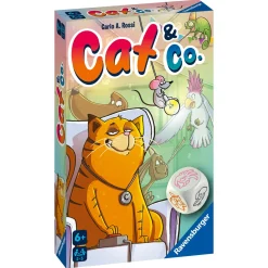 Ravensburger – cat&co, gioco tascabile, 2-5 giocatori, 6+ anni> Giochi Tascabili E Da Viaggio