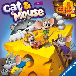RAVENSBURGER – cat&mouse, gioco da tavolo per tutta la famiglia, 2-4 giocatori, idea regalo per bambino e bambina 4+ anni, edizione in italiano> Giochi Di Società Per Bambini