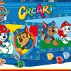 Paw Patrol Ravensburger – creart serie junior, , kit dipingere con i numeri, contiene 2 tavole prestampate, pennello, colori, gioco creativo per maschi e femmine dai 5+ anni di età> Kit Artistici E Pittura